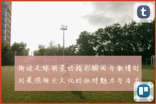 街边足球明星的精彩瞬间与激情时刻展现街头文化的独特魅力与活力