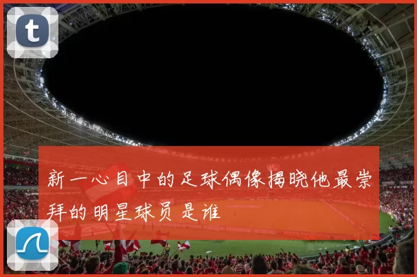 新一心目中的足球偶像揭晓他最崇拜的明星球员是谁