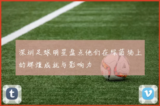 深圳足球明星盘点他们在绿茵场上的辉煌成就与影响力