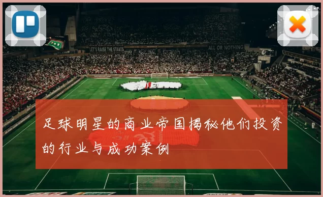 足球明星的商业帝国揭秘他们投资的行业与成功案例