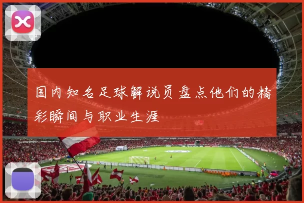 国内知名足球解说员盘点他们的精彩瞬间与职业生涯